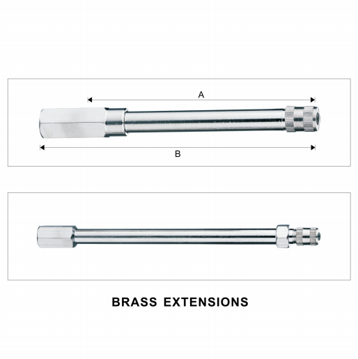 Brass Valve Extensions