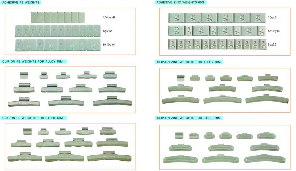 Valve Wheel Balance Weights